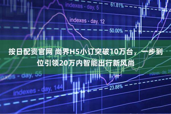 按日配资官网 尚界H5小订突破10万台,一步到位引领20万内智能出行新风尚