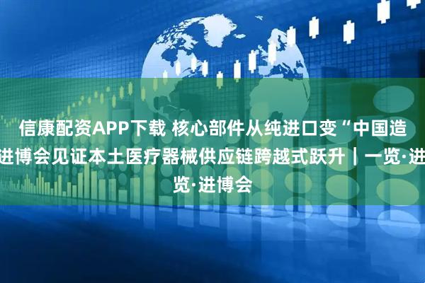 信康配资APP下载 核心部件从纯进口变“中国造”,进博会见证本土医疗器械供应链跨越式跃升|一览·进博会